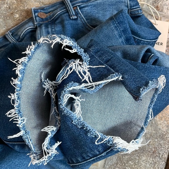 MOTHER The Insider Crop Step Fray Size 28 NWT - Picture 15 of 16